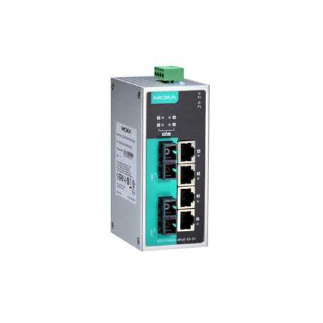 EDS-P206A-4POE-SS-SC-T MOXA