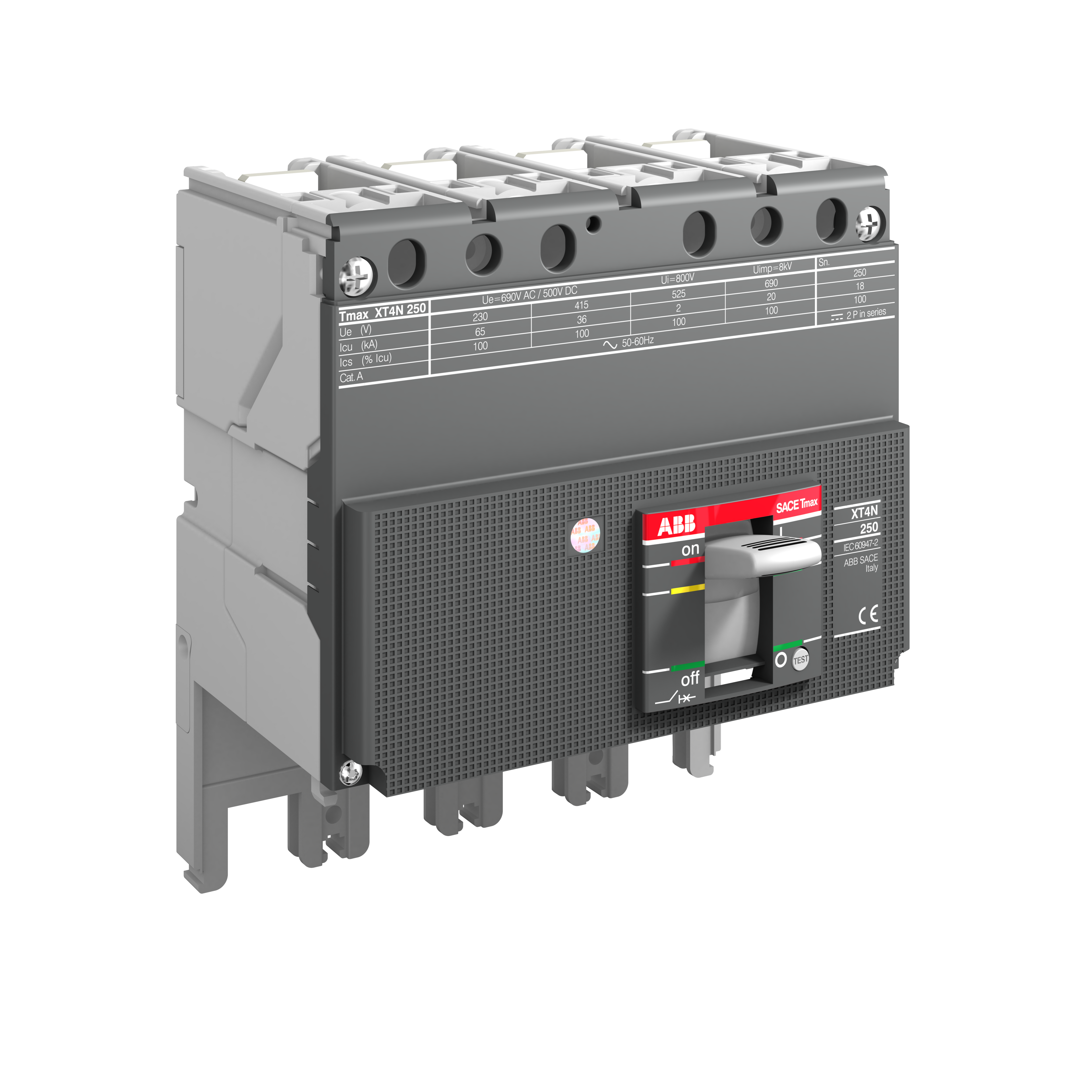 1SDA068180R1 ABB - XT4H 250 BREAKING PART 4P F F