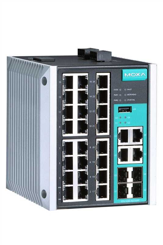 EDS-528E-4GTXSFP-LV MOXA