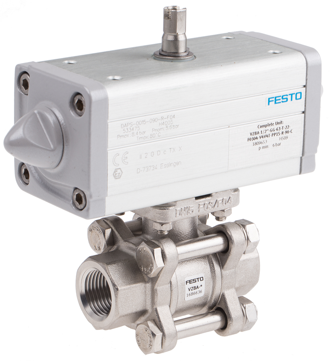 1809653 FESTO - VZBA-1/2"-GG-63-T-22-F0304-V4V4T-PP15-R-90-C