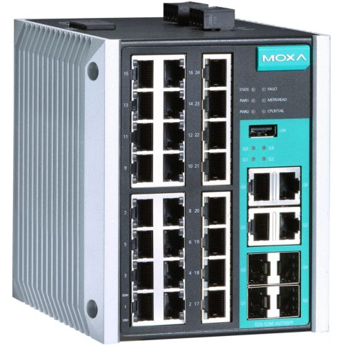 EDS-528E-4GTXSFP-HV-T MOXA