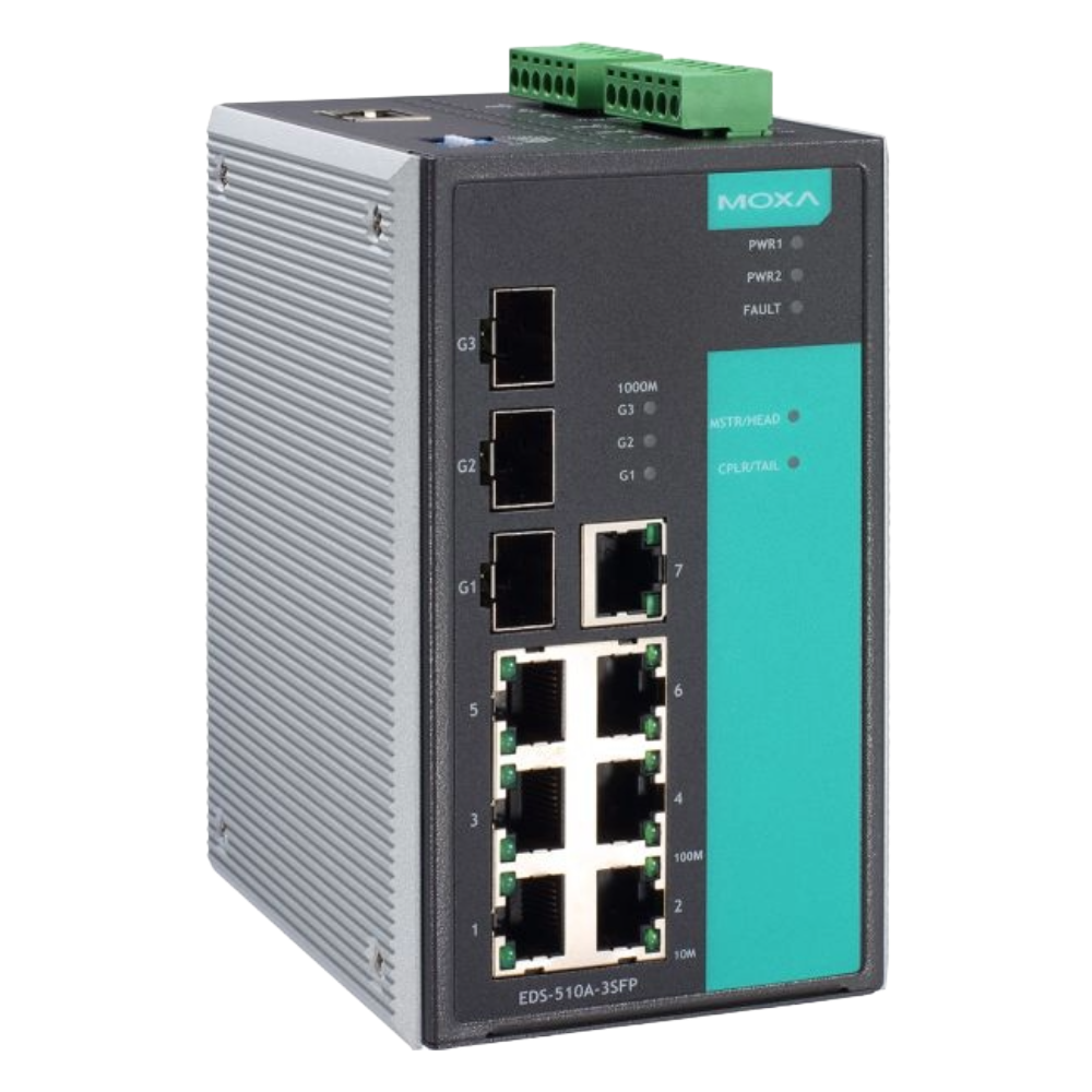 EDS-510A-3SFP-T MOXA