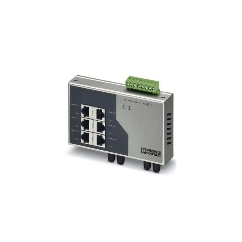2832674 PHOENIX CONTACT - INDUSTRIAL ETHERNET SWITCH - FL SWITCH SF 6TX/2FX ST