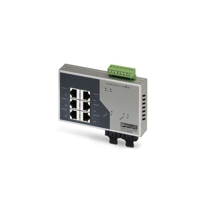 2832933 PHOENIX CONTACT - INDUSTRIAL ETHERNET SWITCH - FL SWITCH SF 6TX/2FX