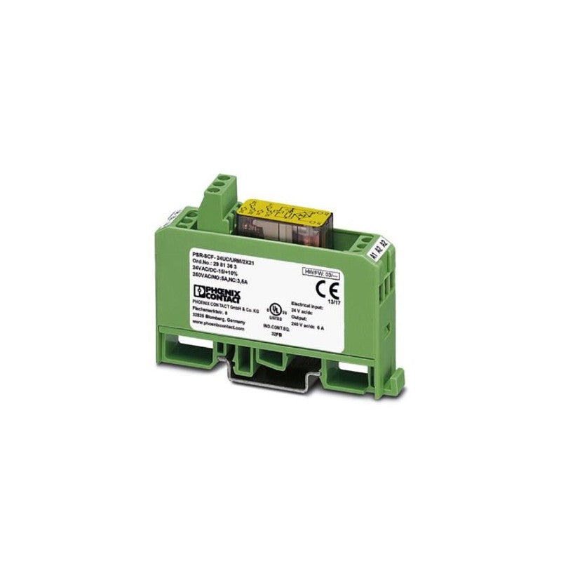 2981363 PHOENIX CONTACT - COUPLING RELAY - PSR-SCF- 24UC/URM/2X21