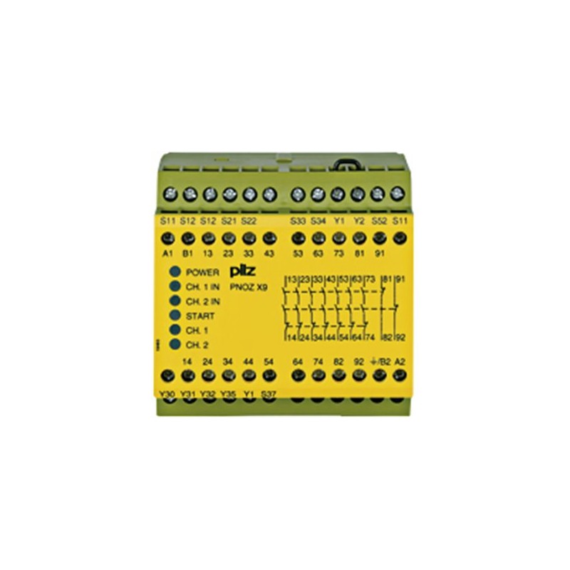 774609 - PILZ - PNOZ X9 24VAC 24VDC 7N/O 2 N/C 2SO