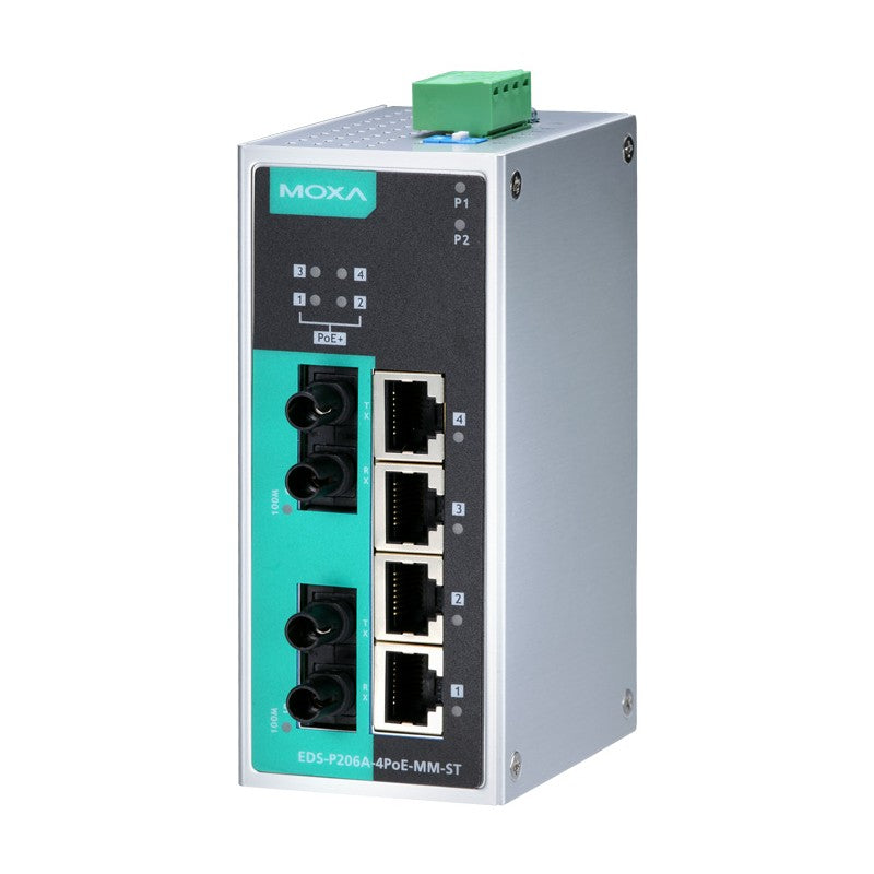 EDS-P206A-4POE-MM-ST MOXA