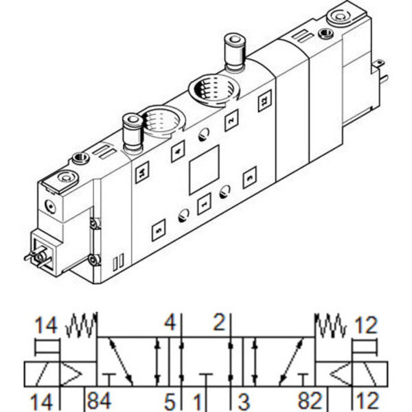 CPE24-M1H-5/3ES-3/8 Festo