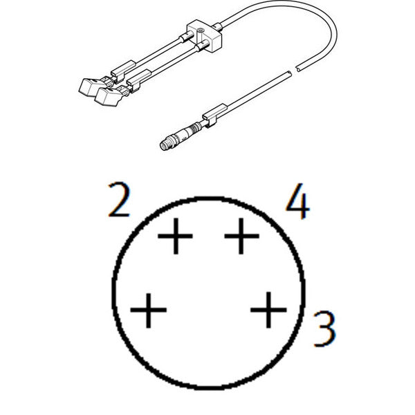 NEDY-L2R1-V1-Z4W2Z-U-0.3L-M8G4-2.5R Festo