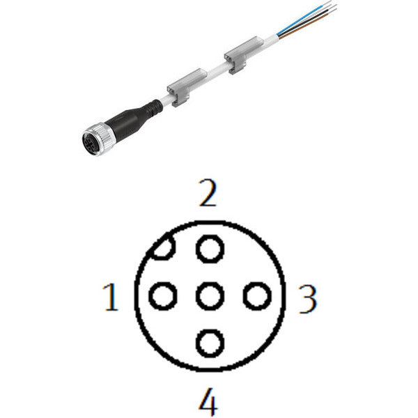 NEBU-M12G5-K-2.5-LE4 Festo