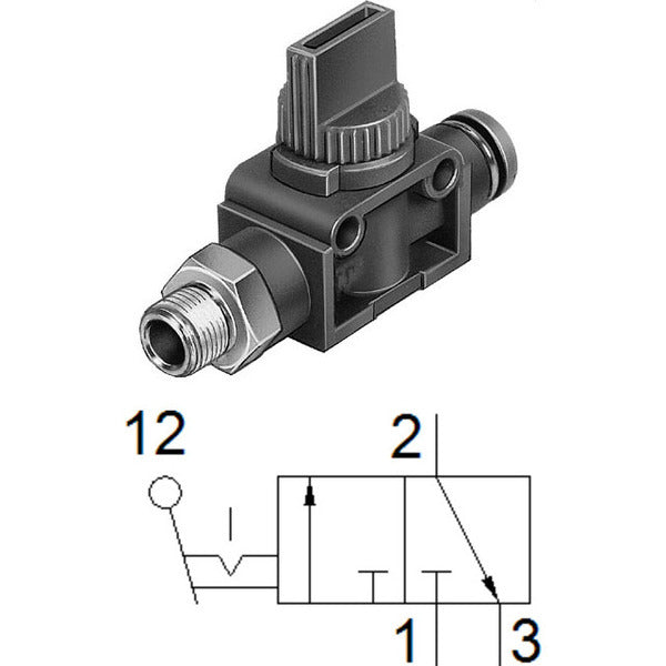 HE-3-1/4-QS-8 Festo