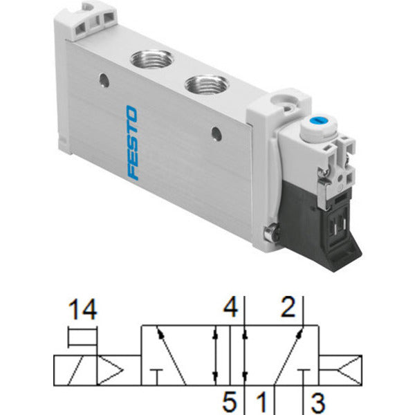 VUVG-L14-M52-AT-G18-1P3 Festo