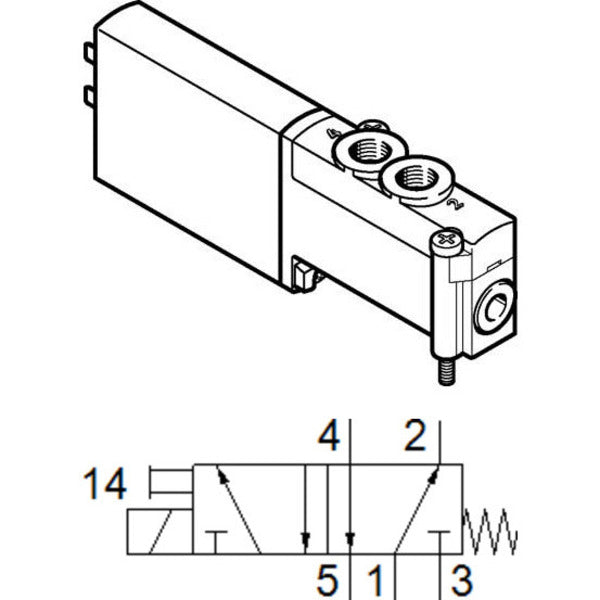 MHP2-MS1H-5/2-M5 Festo