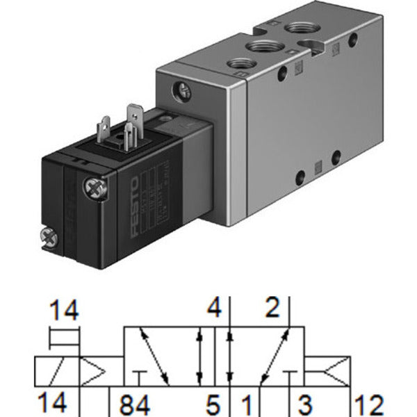 MVH-5-1/4-L-S-B Festo