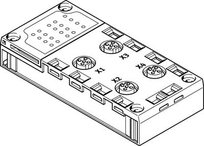 CPX-AB-4-M12x2-5POL-R Festo