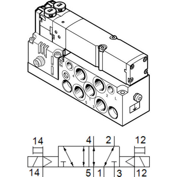 VMPA2-M1H-J-G1/8-PI Festo