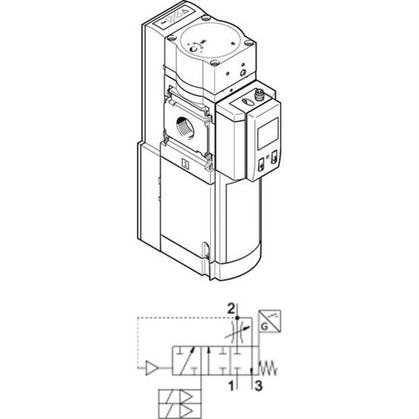 MS6-SV-1/2-E-10V24-AD1 Festo