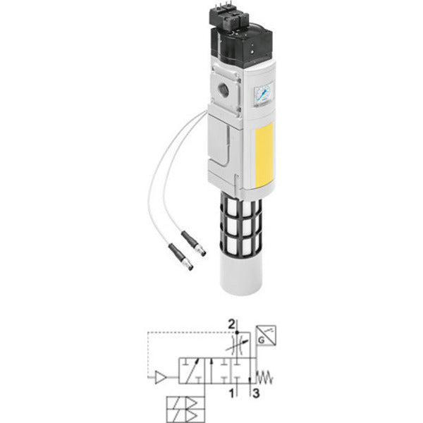 MS6-SV-1/2-D-10V24P-2M12-SO-AG Festo