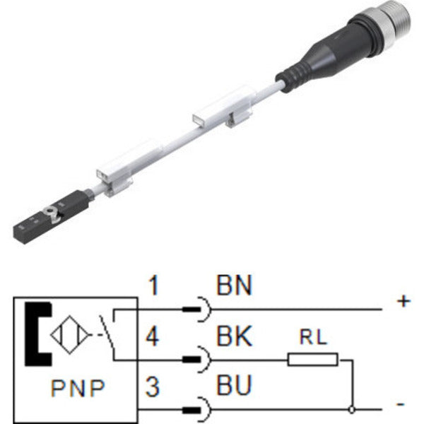 SMT-8M-A-PS-24V-E-0.3-M12 Festo