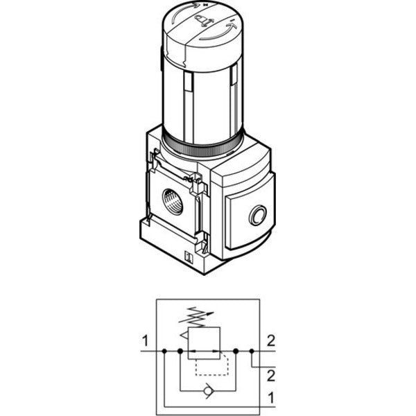 MS6-LRB-1/2-D5-A4-AS Festo