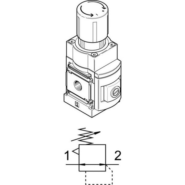 MS6-LRP-3/8-D7-A8 Festo