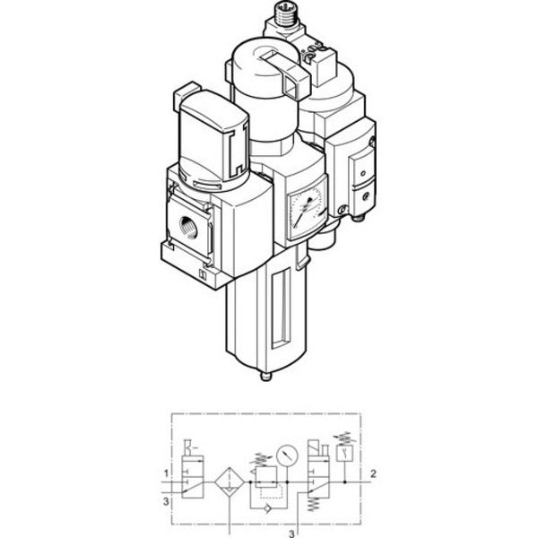MSB6-1/2-C3-J120-D14-WP Festo