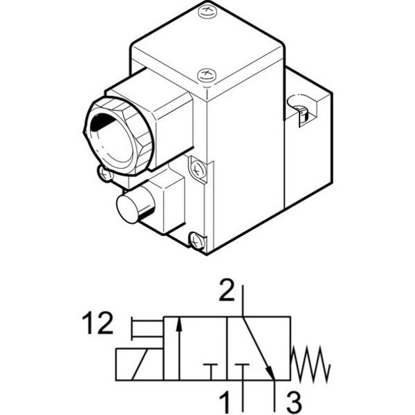 MGXIAH-3/2-0.8-24DC-EX Festo