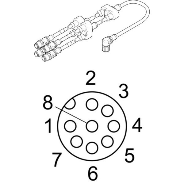 NEFV-V12-M12W8-0.6-M12QG5 Festo