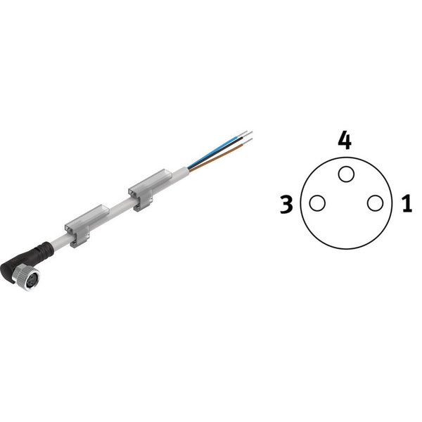NEBU-M8W3-K-10-LE3 Festo