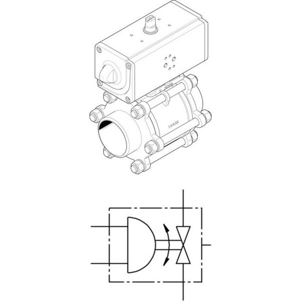 VZBA-4-WW-63-T-22-F10-V4V4T-PP240-R-90-C Festo