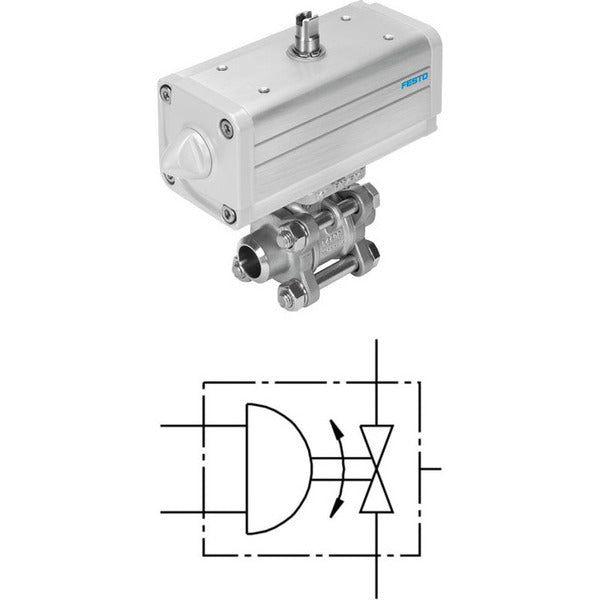 VZBA-11/4-WW-63-T-22-F0405-V4V4T-PP60-R-90-C Festo