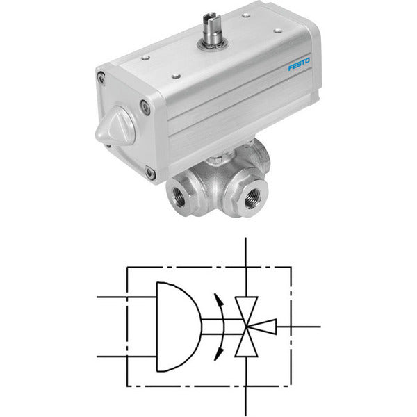 VZBA-11/2-GGG-63-32L-F0405-V4V4T-PP60-R-90-C Festo