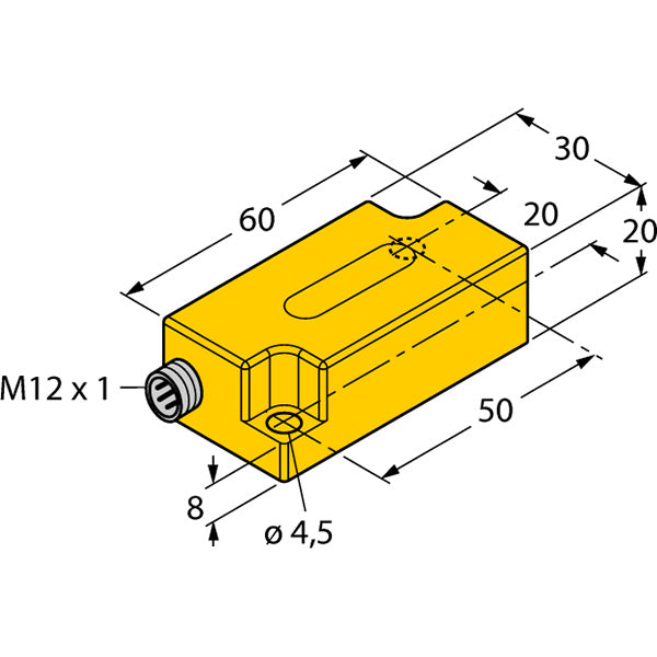 B2N45H-Q20L60-2LI2-H1151 Turck