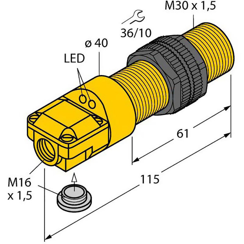 BI10-P30SR-FZ3X2 Turck