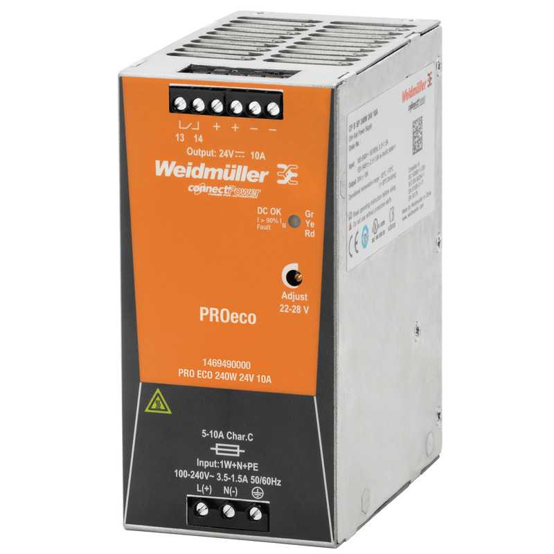1469590000 WEIDMULLER - PRO ECO 240W 48V 5A