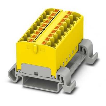 3273708 PHOENIX CONTACT - PTFIX 18X4-NS35A YE
