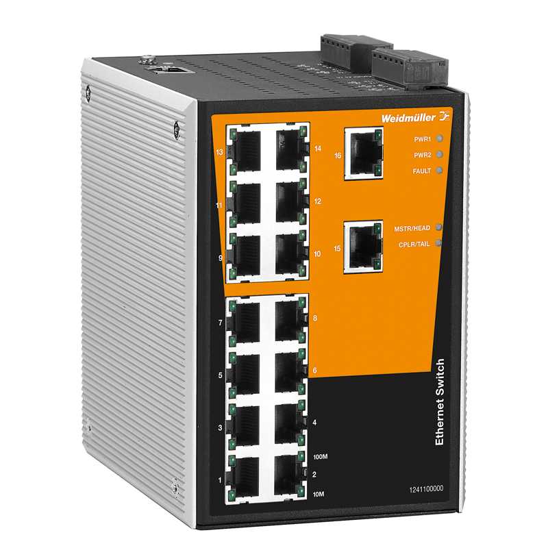1241100000 WEIDMULLER - IE-SW-PL16M-16TX