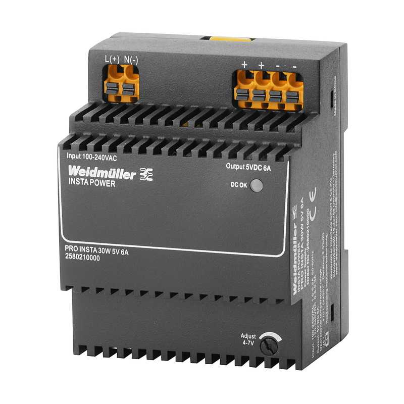 2580210000 WEIDMULLER - PRO INSTA 30W 5V 6A