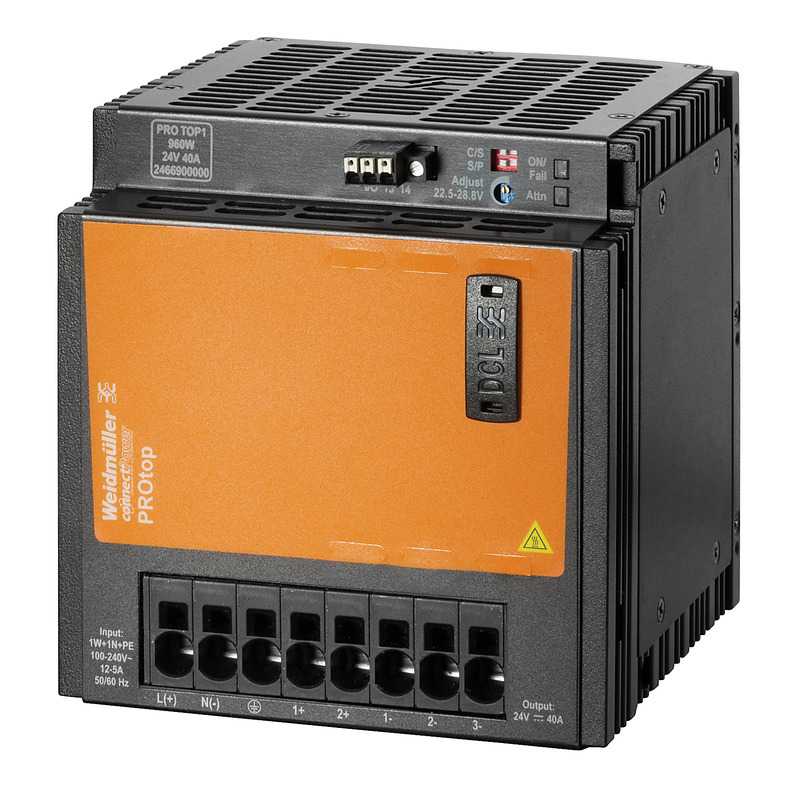 2466900000 WEIDMULLER - PRO TOP1 960W 24V 40A