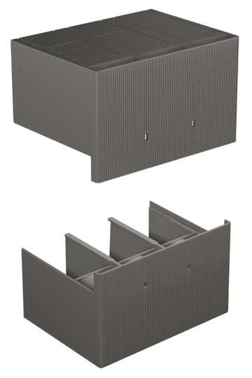 1SDA051418R1 ABB - HTC T2 4P TERMINAL COVERS HIGH 2PCS
