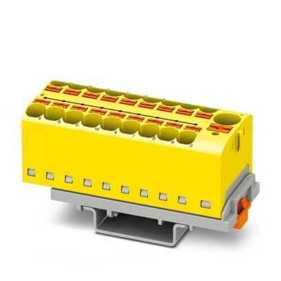 3273642 PHOENIX CONTACT - PTFIX 10/18X4-NS35 YE