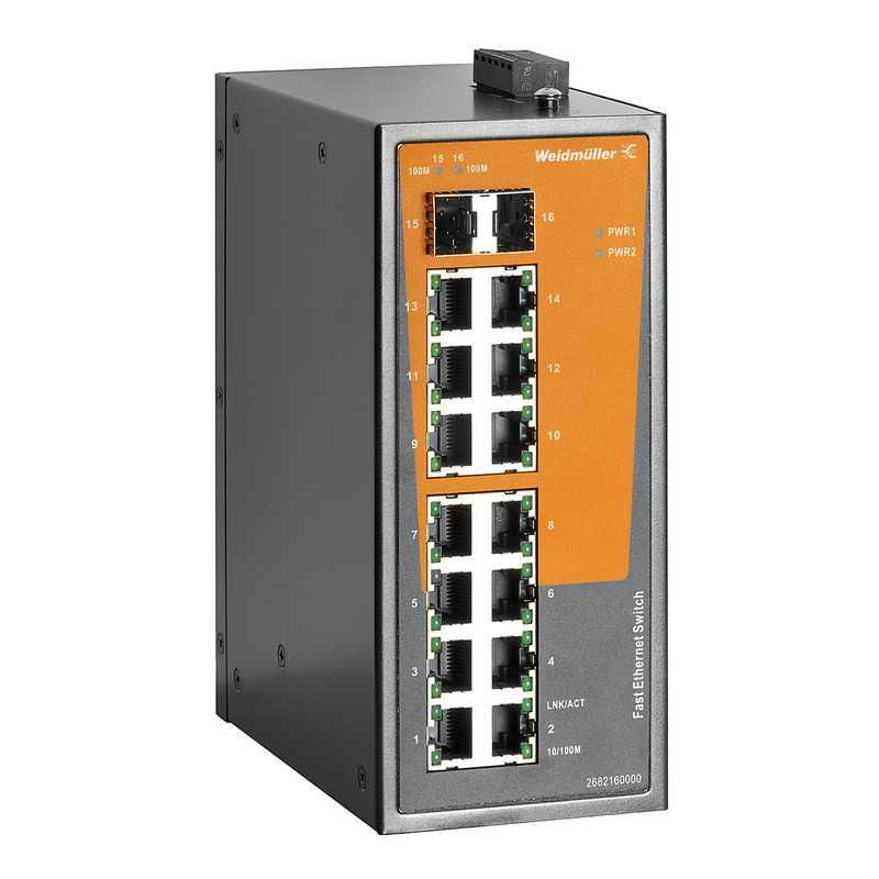 2682160000 WEIDMULLER - IE-SW-EL16-14TX-2FESFP