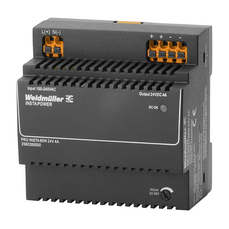 2580260000 WEIDMULLER - PRO INSTA 96W 24V 4A