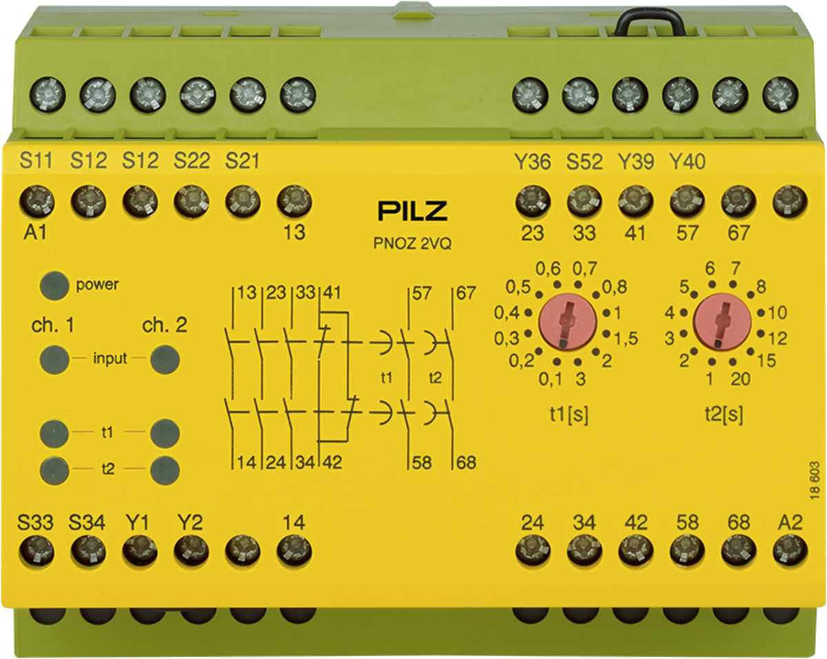 774013 PILZ - PNOZ 2VQ 24VDC 3N/O 1N/C 2N/O T