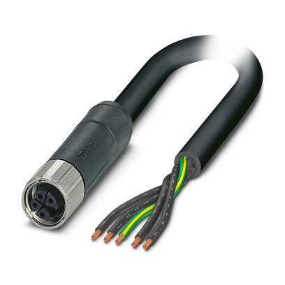 1414829 PHOENIX CONTACT - SAC-5P-10,0-PVC/M12FSK PE