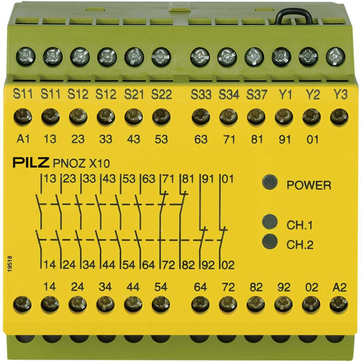 774709 PILZ - PNOZ X10 24VDC 6N/O 4N/C 3LED